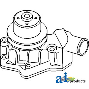 UJD20595   Water Pump---Replaces RE67186